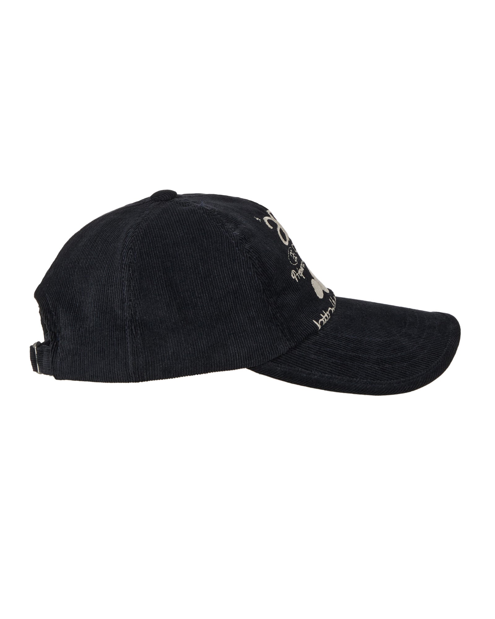 【予約商品】WEB LOGO CORDUROY CAP [DARK NAVY]