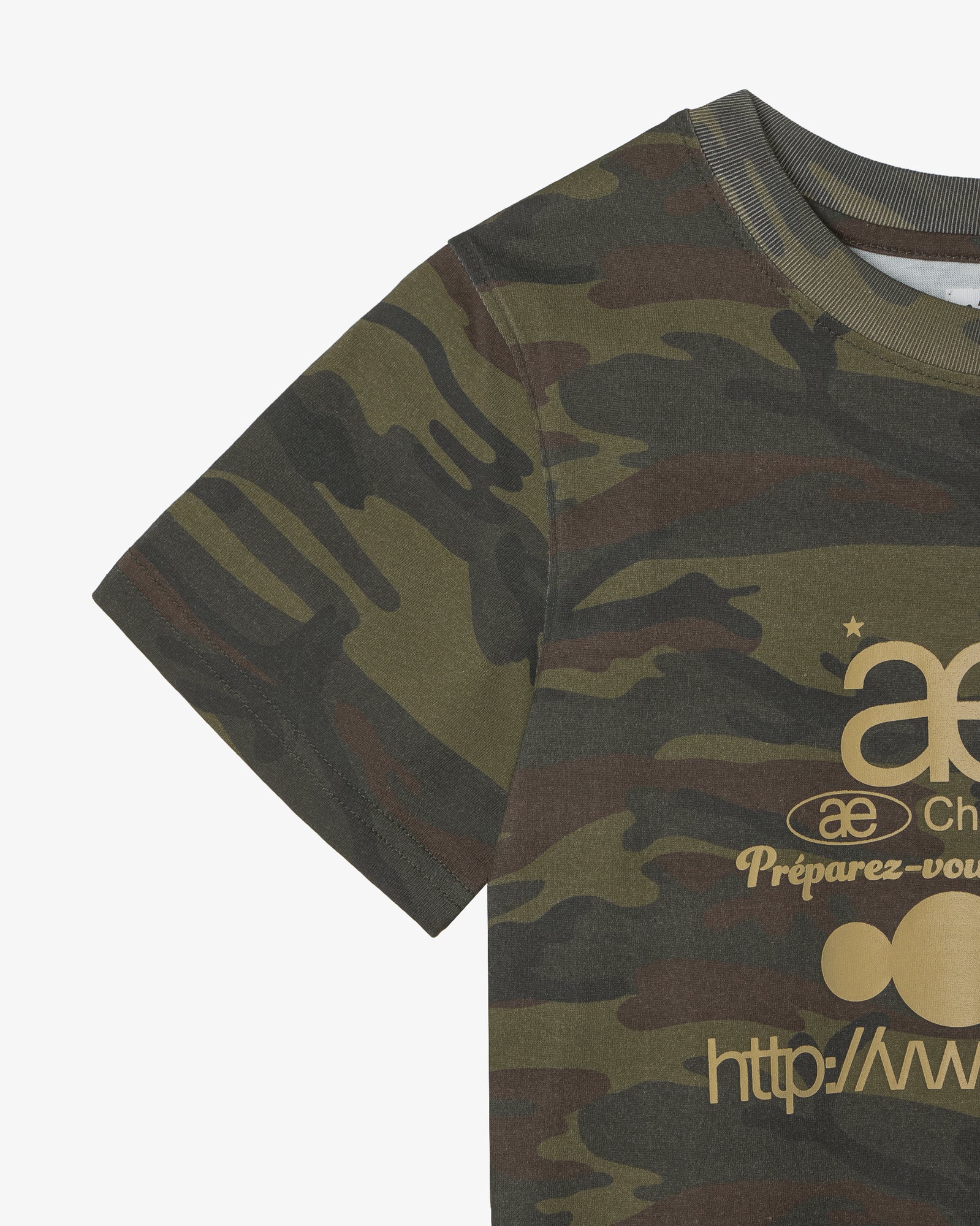 AEAE■WEB LOGO CROP T-SHIRTS [CAMO]■送料込 WEB LOGO CROP T-SHIRTS [MELANGE GREY/CAMO] – aeae JAPAN