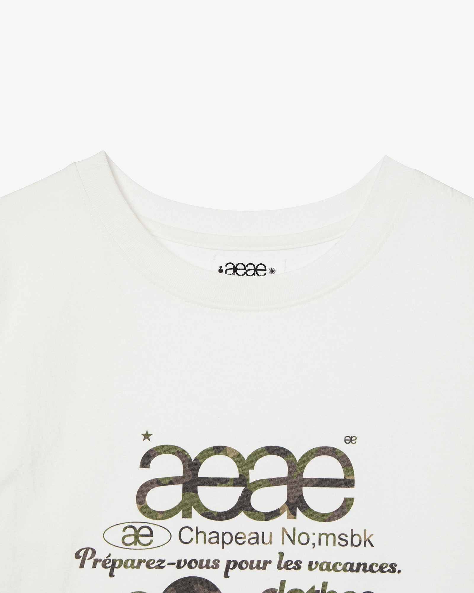 ★AEAE★ WEB LOGO TSHIRTS [WHITE] WEB LOGO T-SHIRTS [WHITE/BLUE] – aeae JAPAN