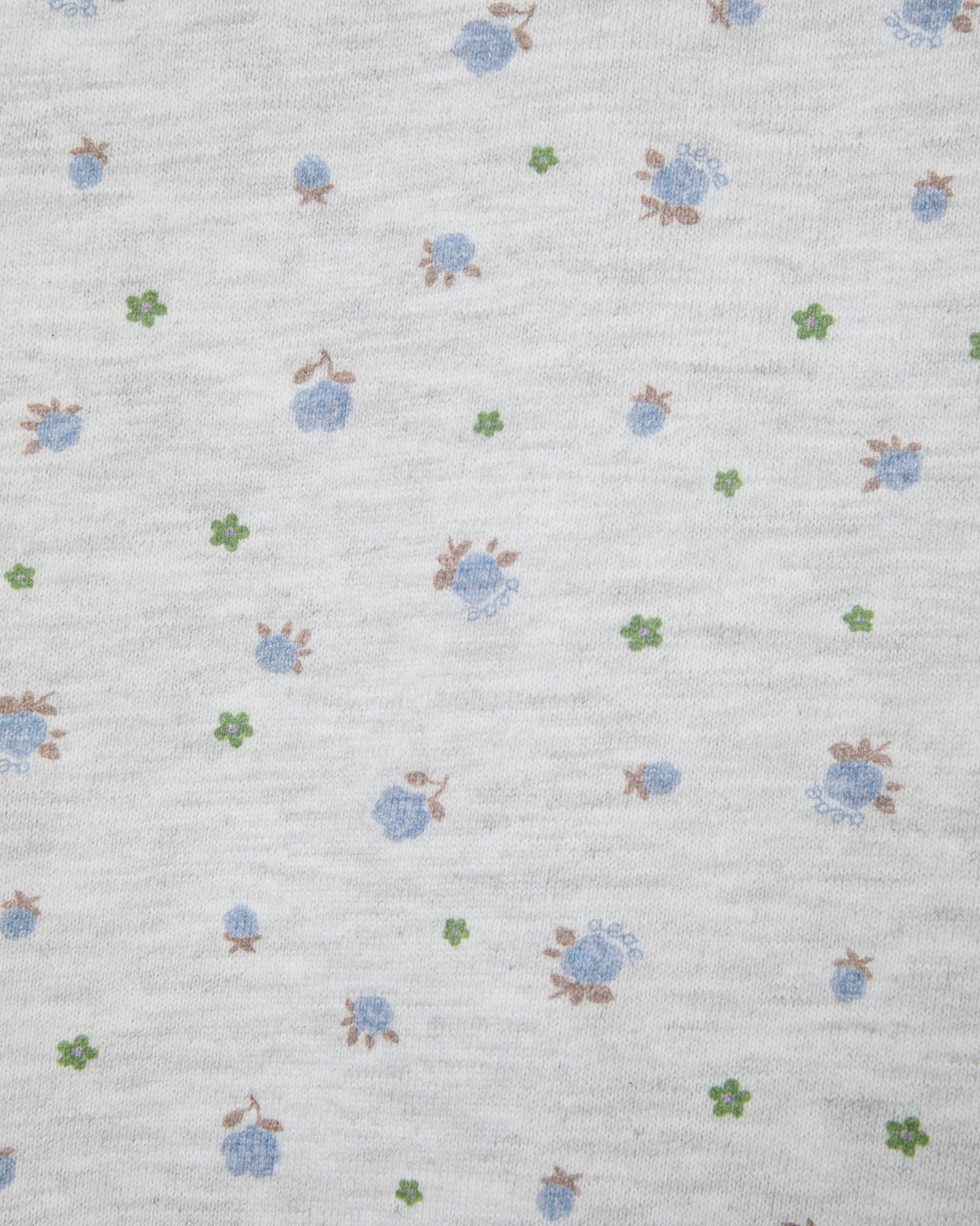 WEB LOGO FLOWER CROP HOOD ZIP-UP [BLUE]