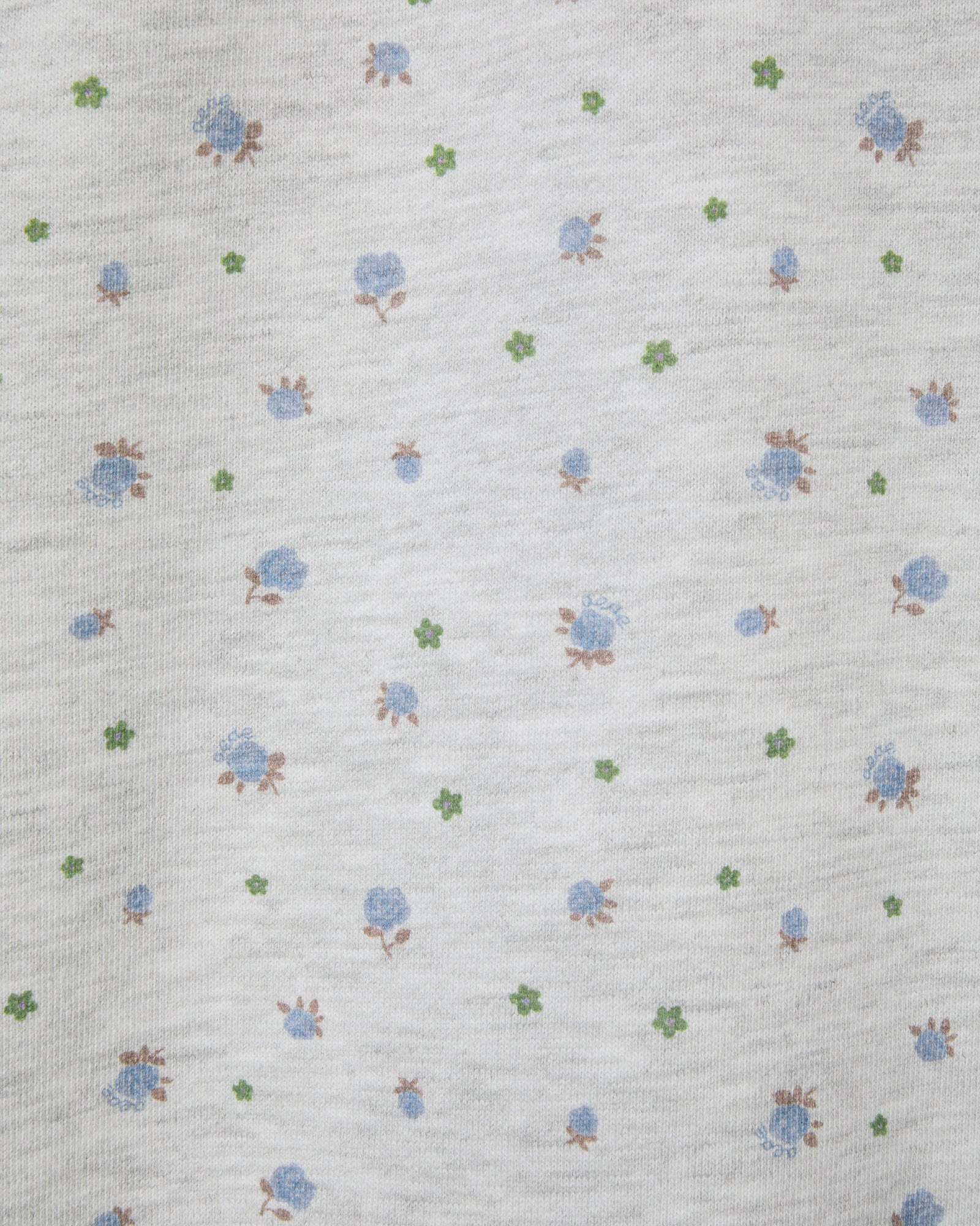 WEB LOGO FLOWER HOOD ZIP-UP [BLUE]