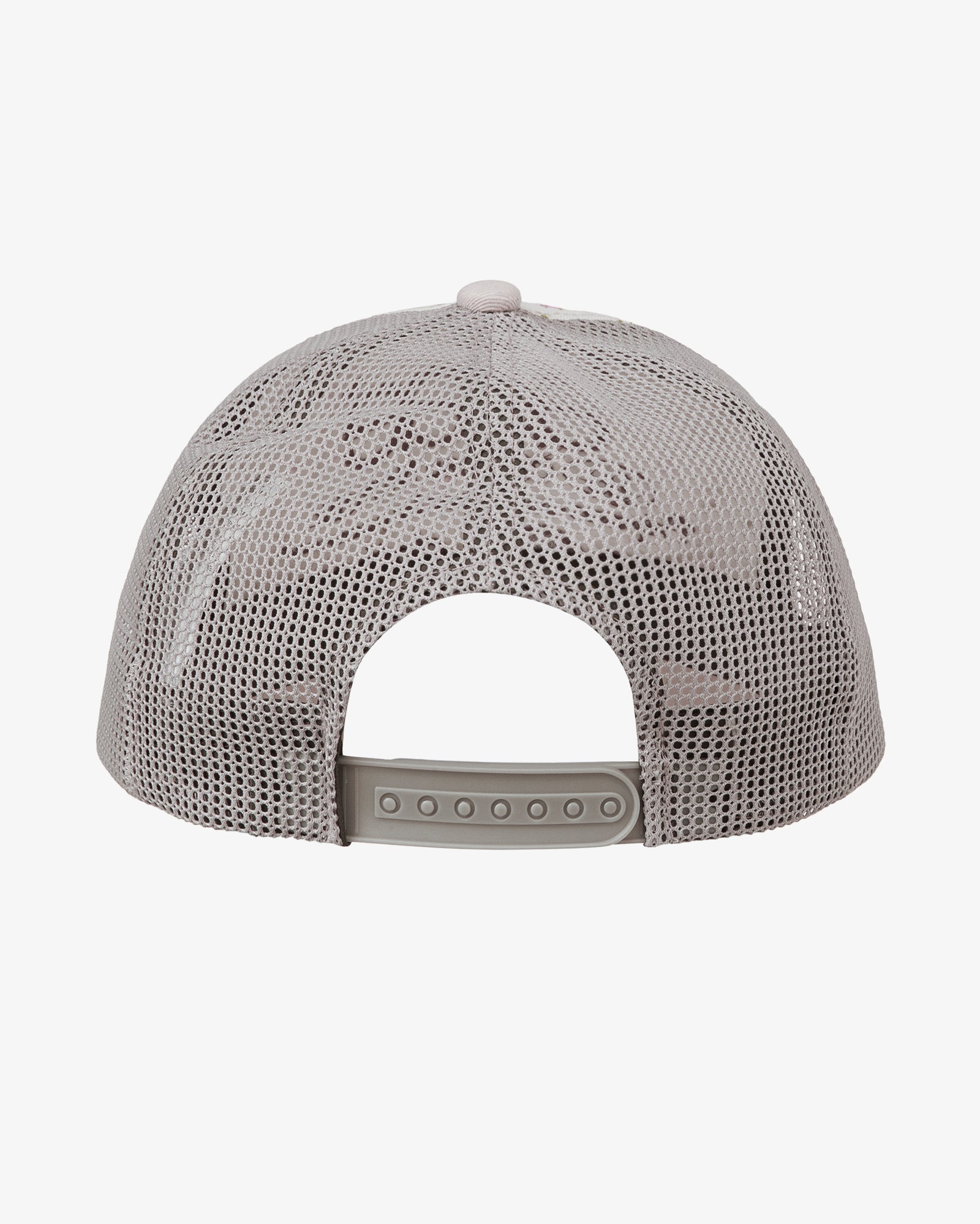 WEB LOGO FLOWER MESH CAP [WHITE/BEIGE]