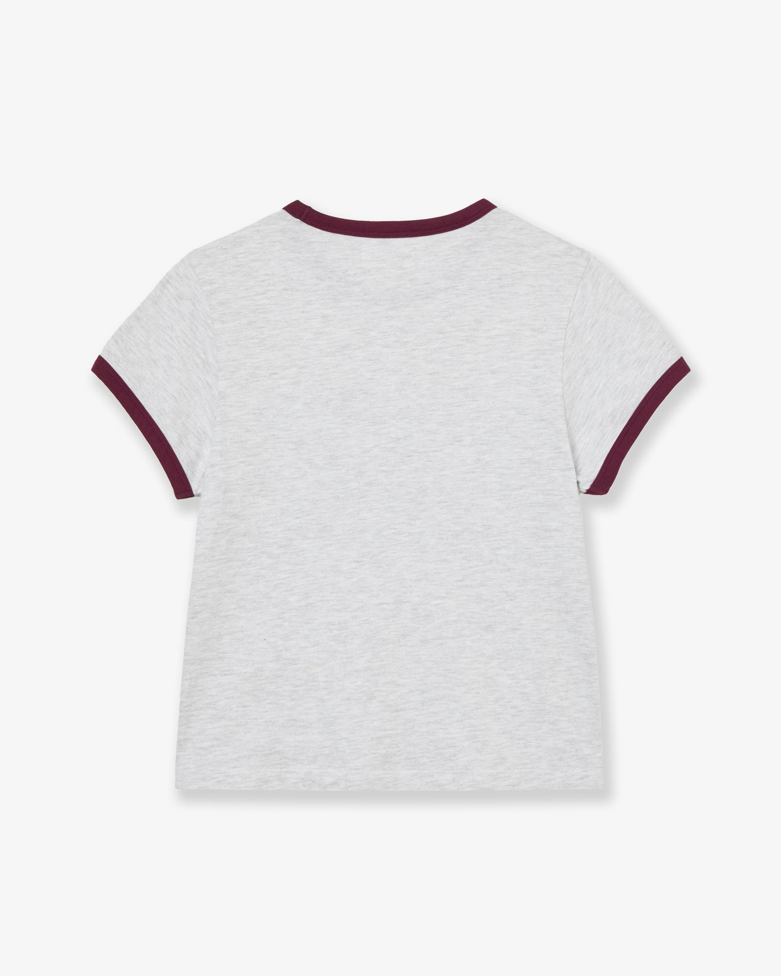 WEB LOGO RINGER TEE [LIGHT GREY]