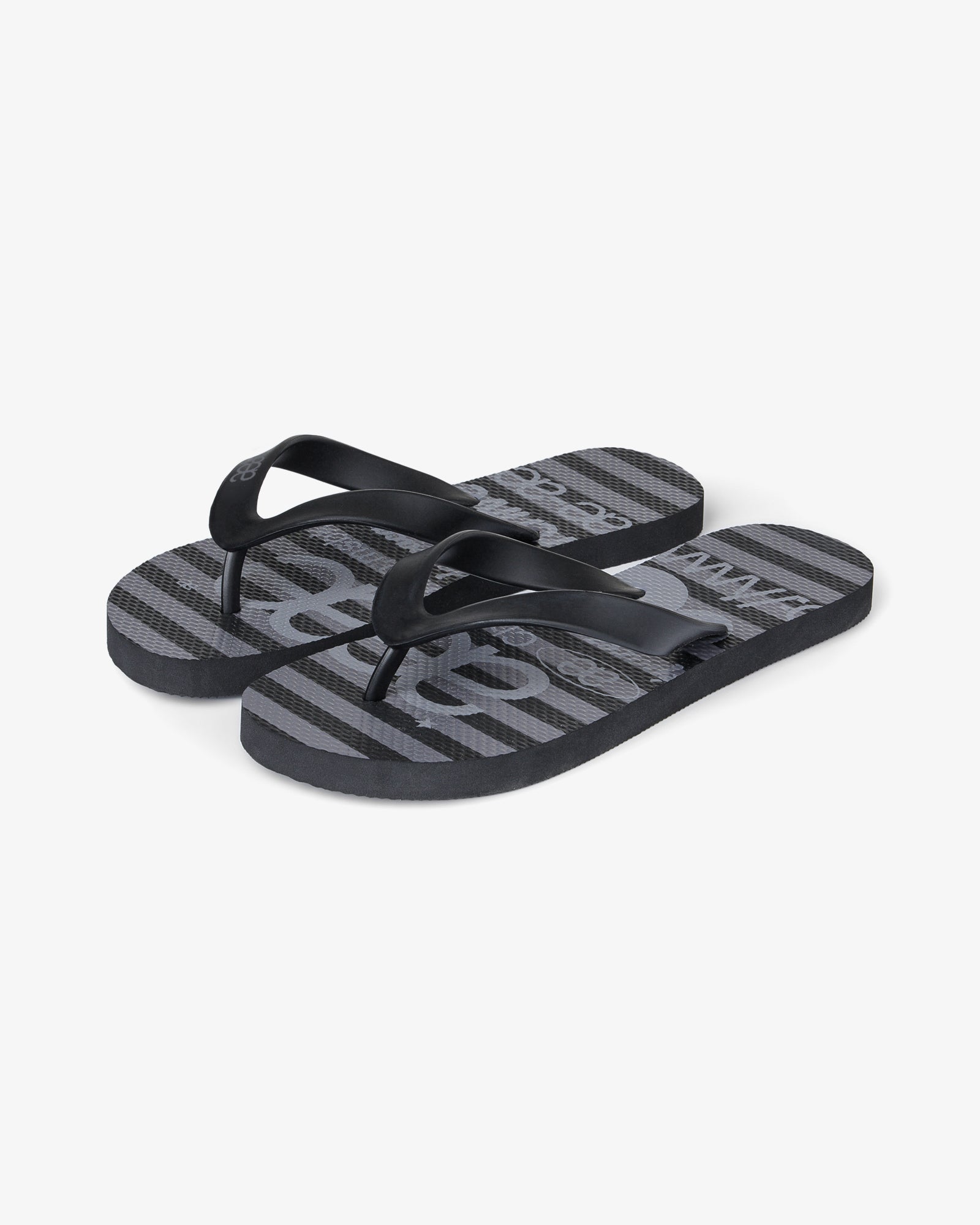【予約商品】WEB LOGO STRIPE FLIP FLOP [BLACK]