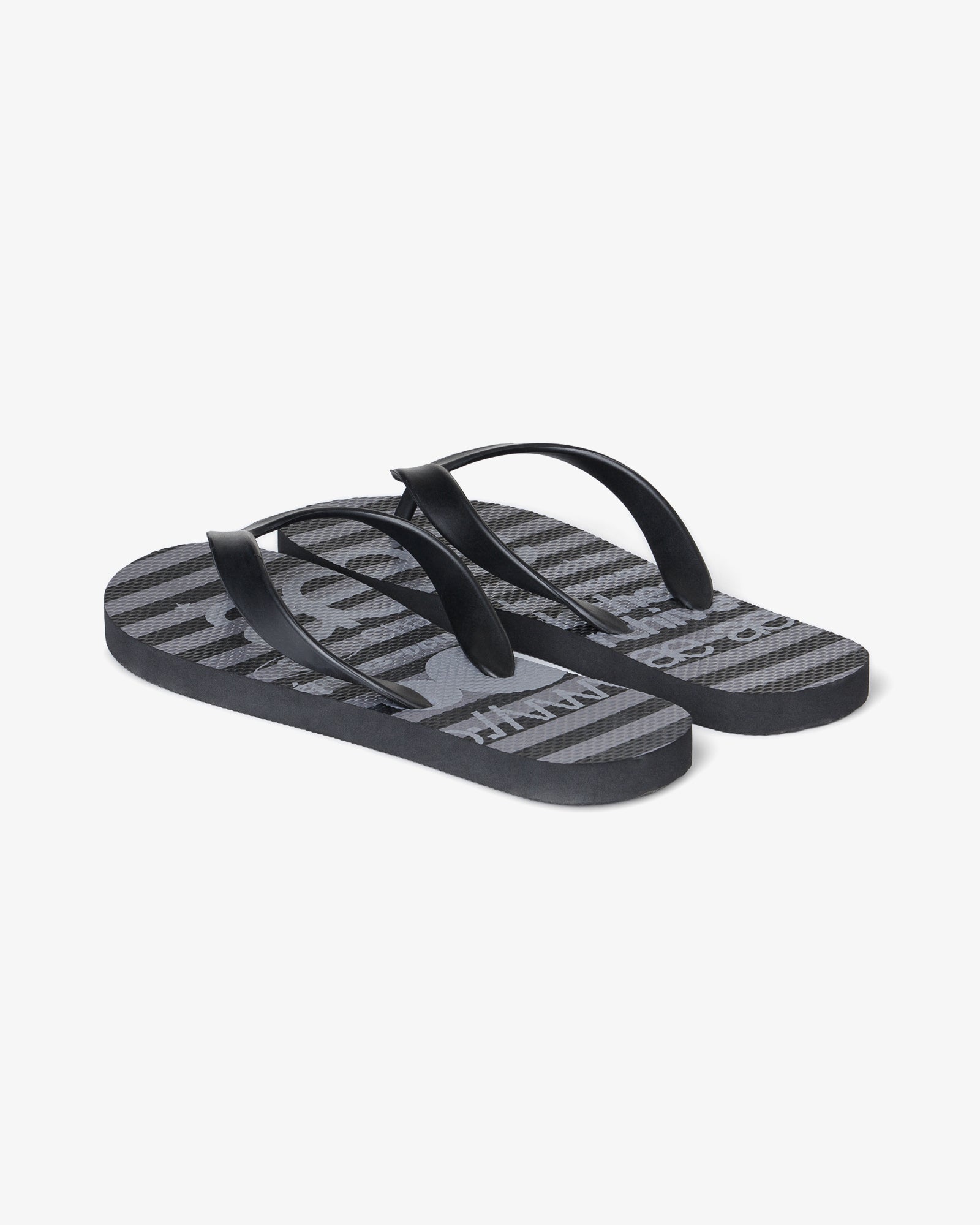 【予約商品】WEB LOGO STRIPE FLIP FLOP [BLACK]