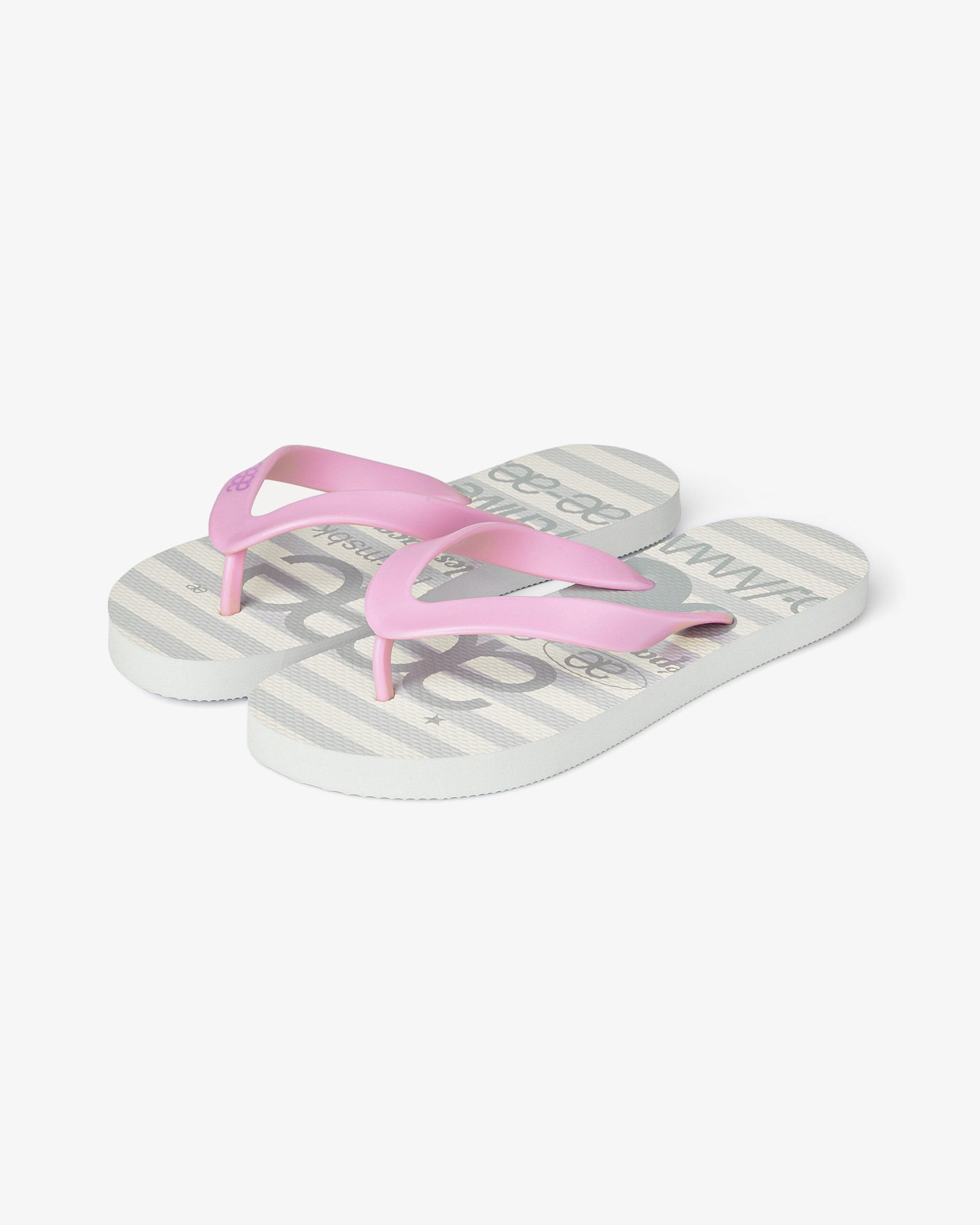【予約商品】WEB LOGO STRIPE FLIP FLOP [GREY]