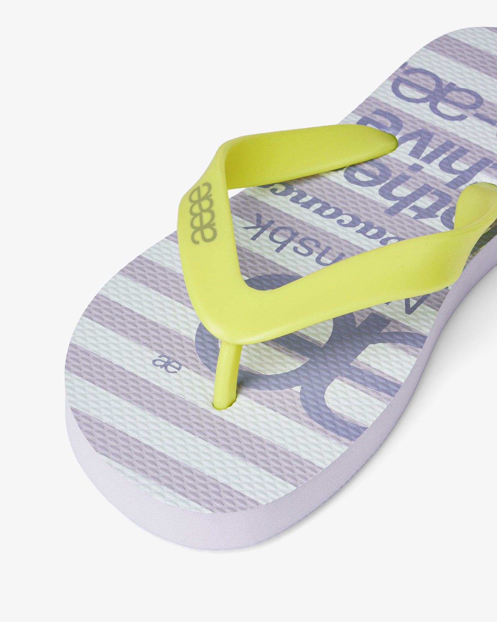 【予約商品】WEB LOGO STRIPE FLIP FLOP [LAVENDER]