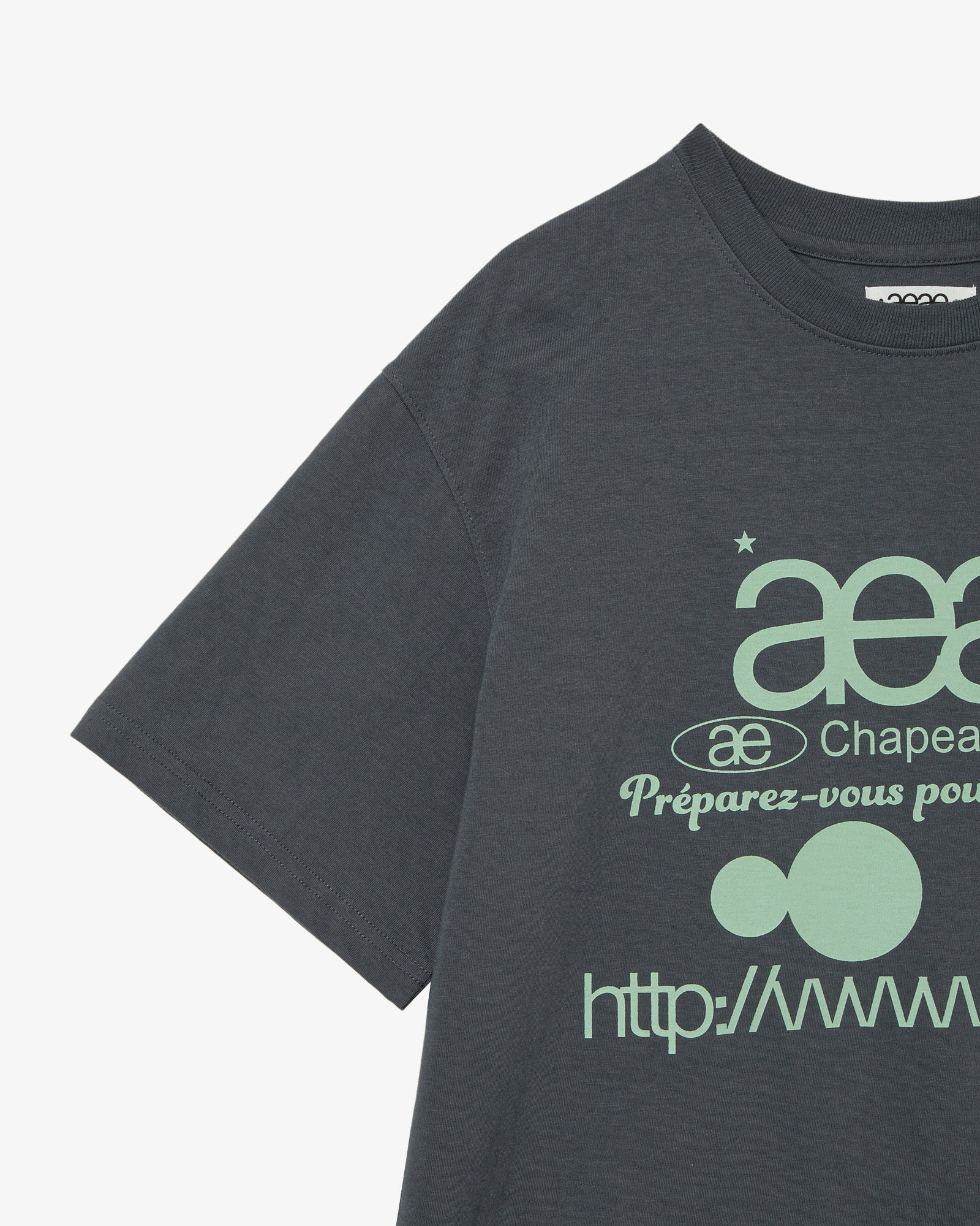 WEB LOGO T-SHIRTS [CHARCOAL]