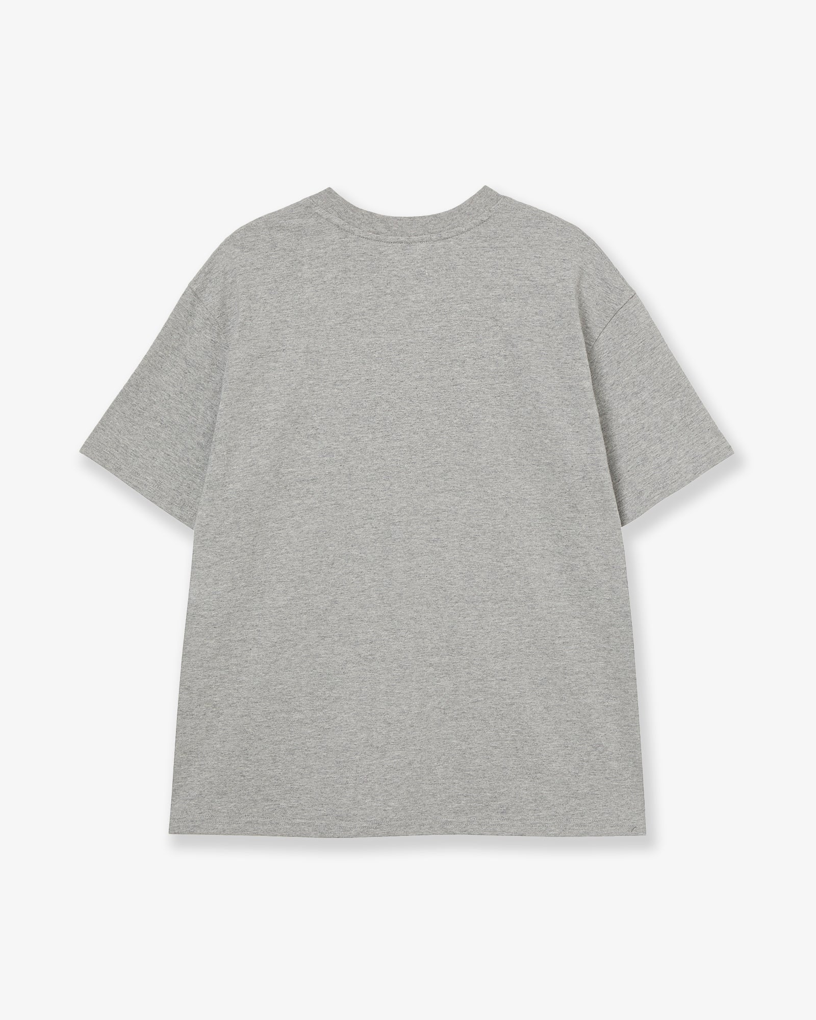 WEB LOGO T-SHIRTS [GREY/PINK]