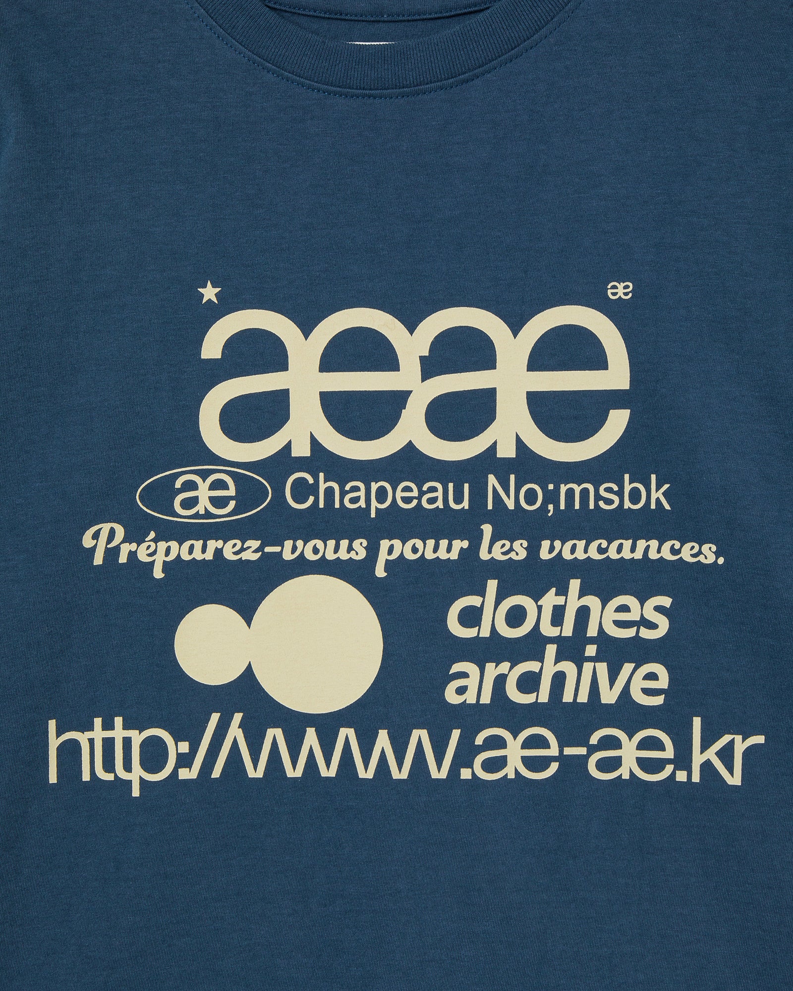 WEB LOGO T-SHIRTS [INDIGO]