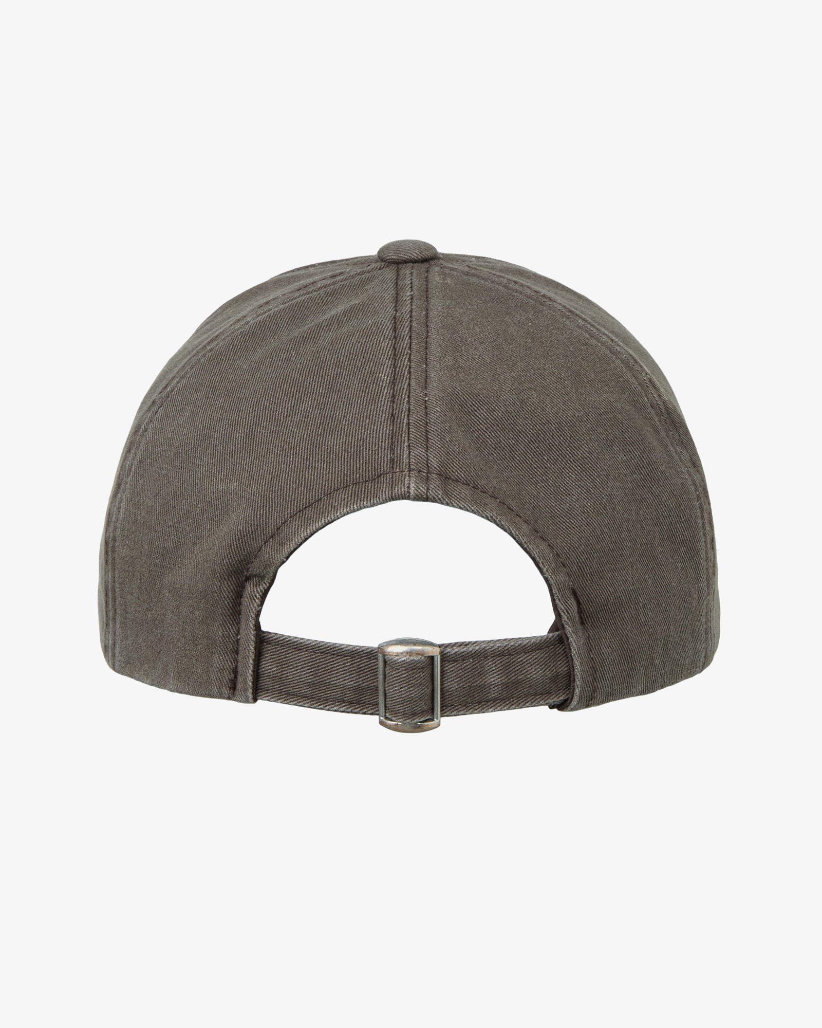 WEB LOGO WASHED 5 PANNEL BALL CAP [BROWN]