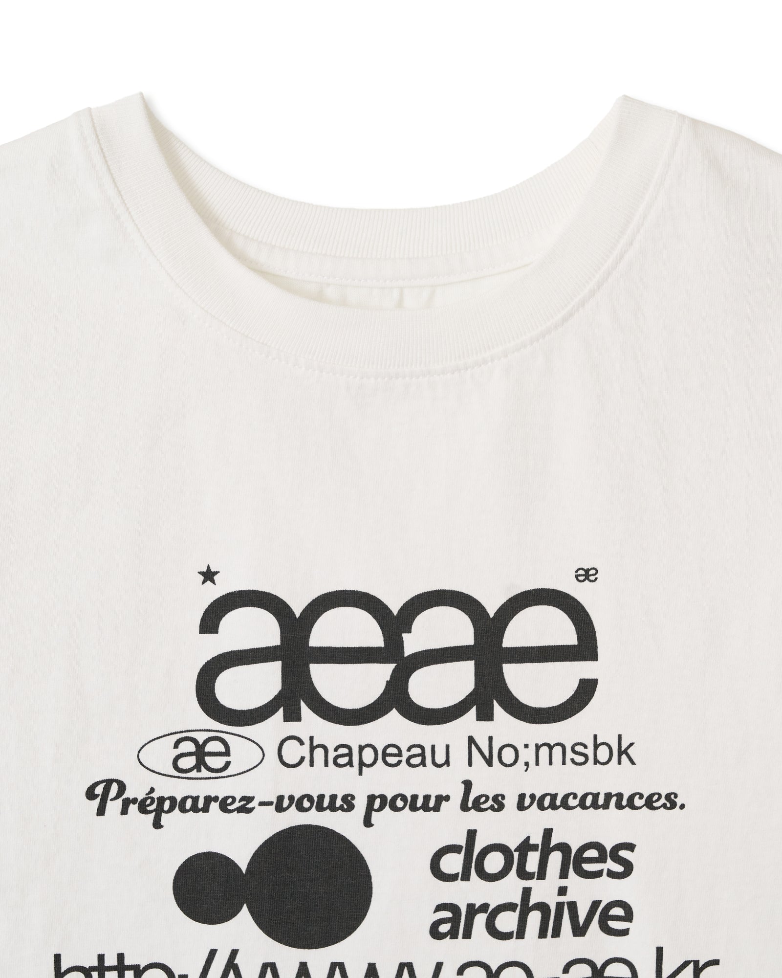 WEB LOGO CROP T-SHIRTS [WHITE]