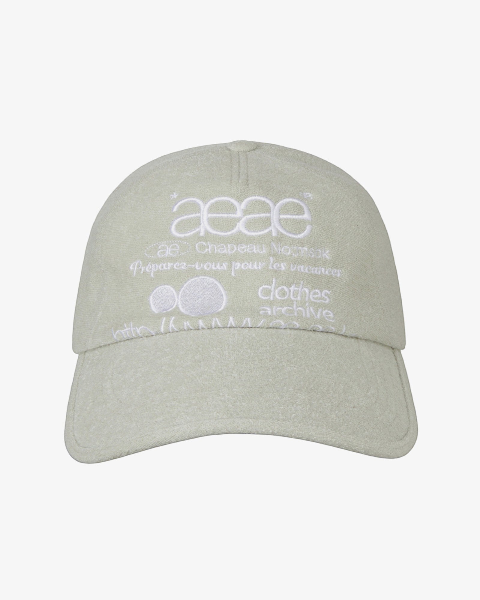 WEB LOGO FLEECE CAP [BEIGE]