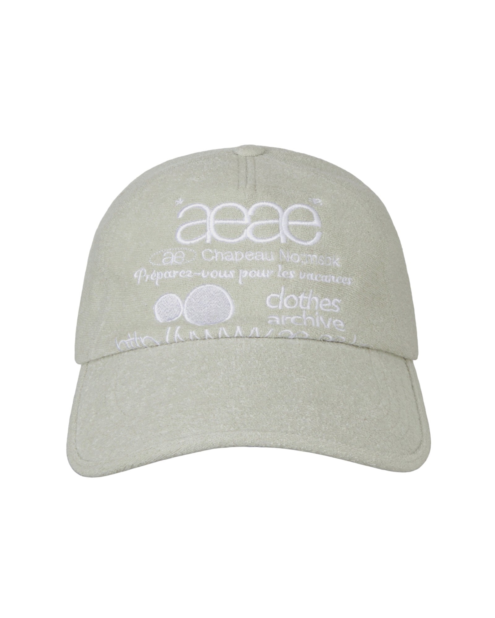 WEB LOGO FLEECE CAP [BEIGE]