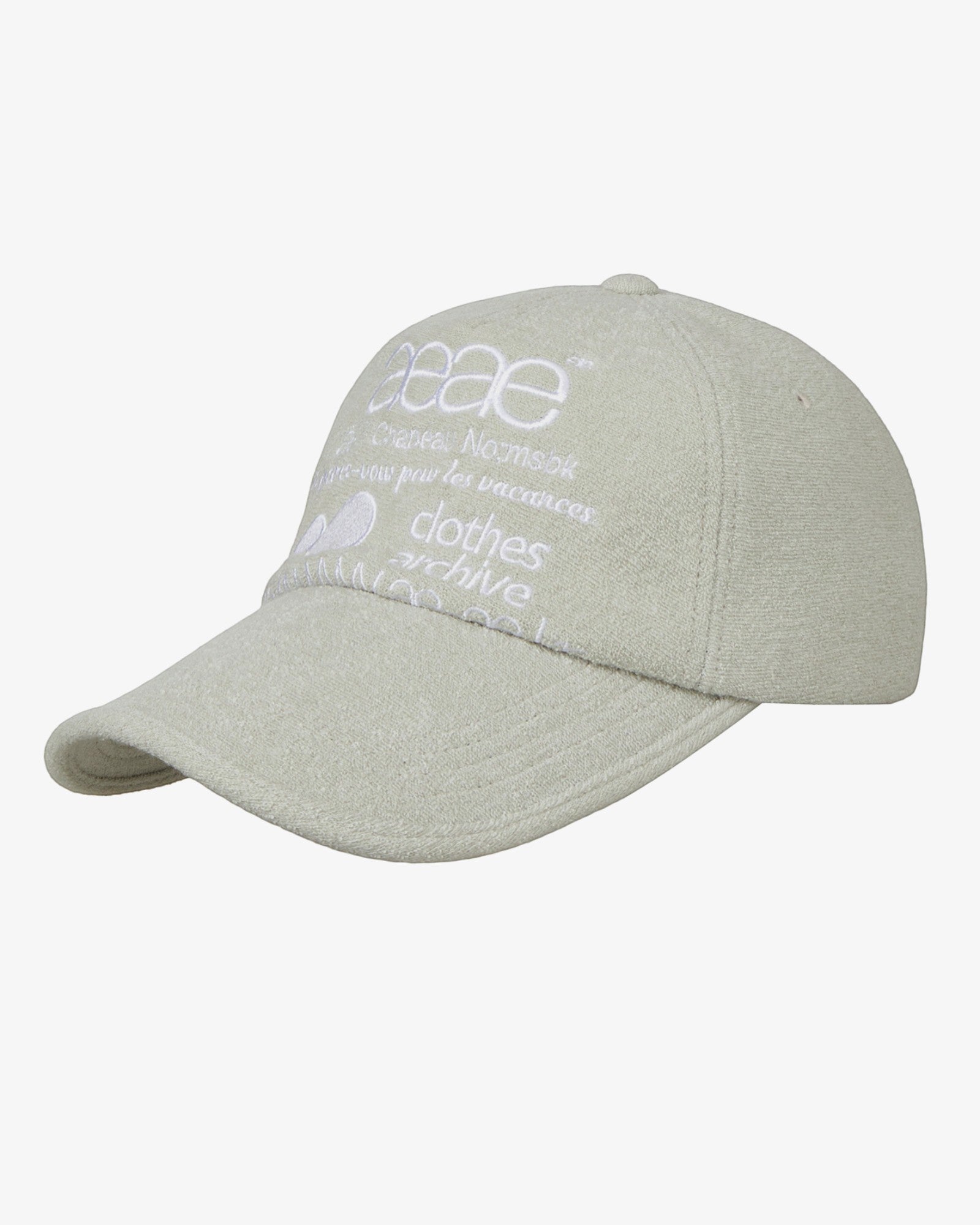 WEB LOGO FLEECE CAP [BEIGE]