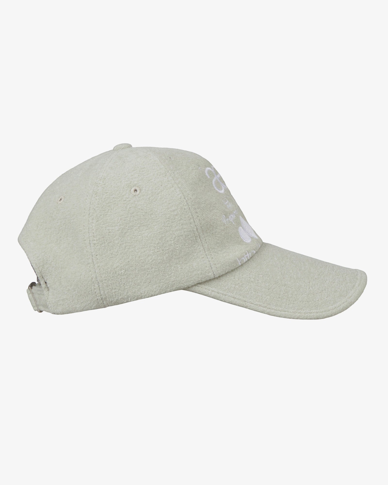 WEB LOGO FLEECE CAP [BEIGE]