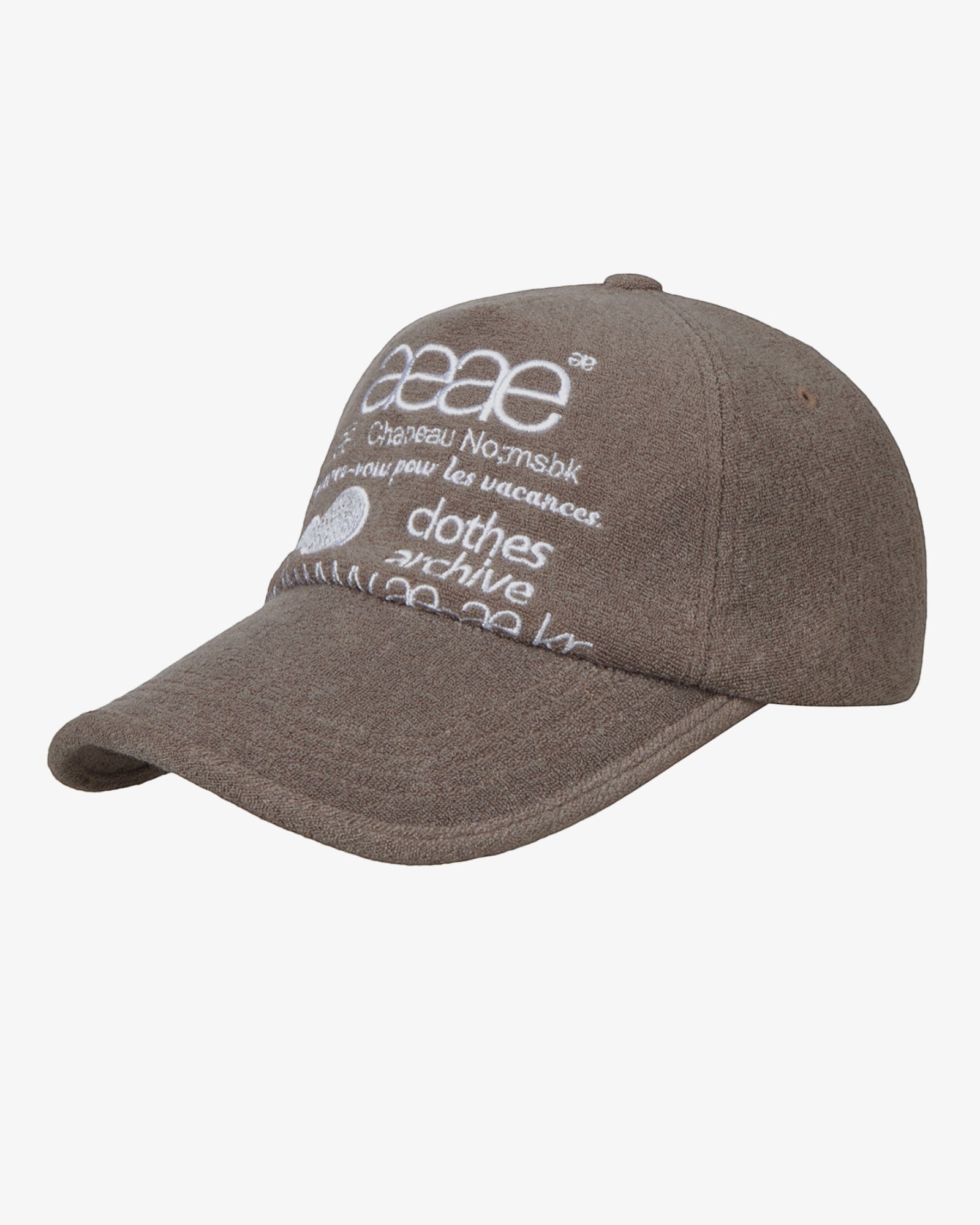 WEB LOGO FLEECE CAP [BROWN]