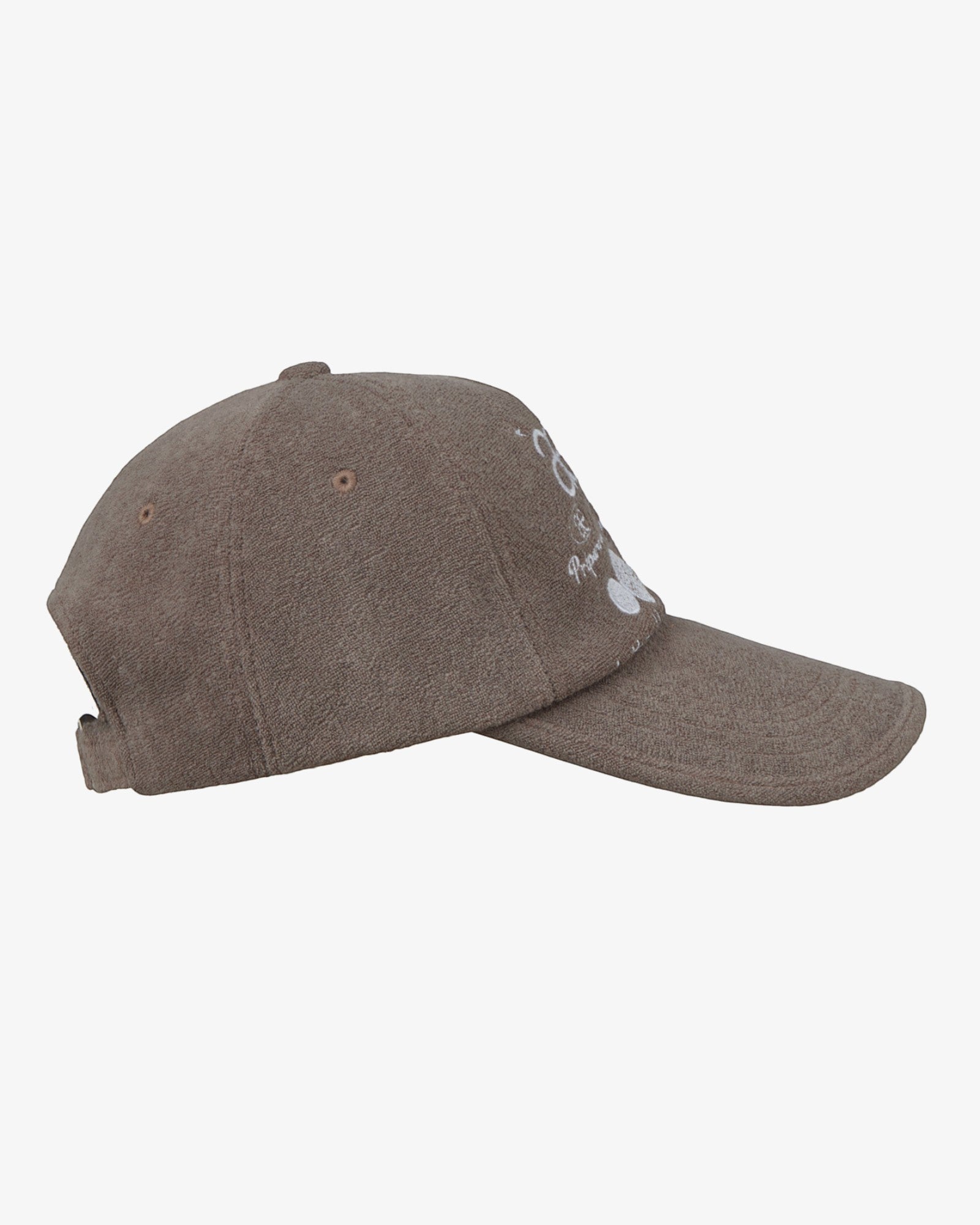 WEB LOGO FLEECE CAP [BROWN]
