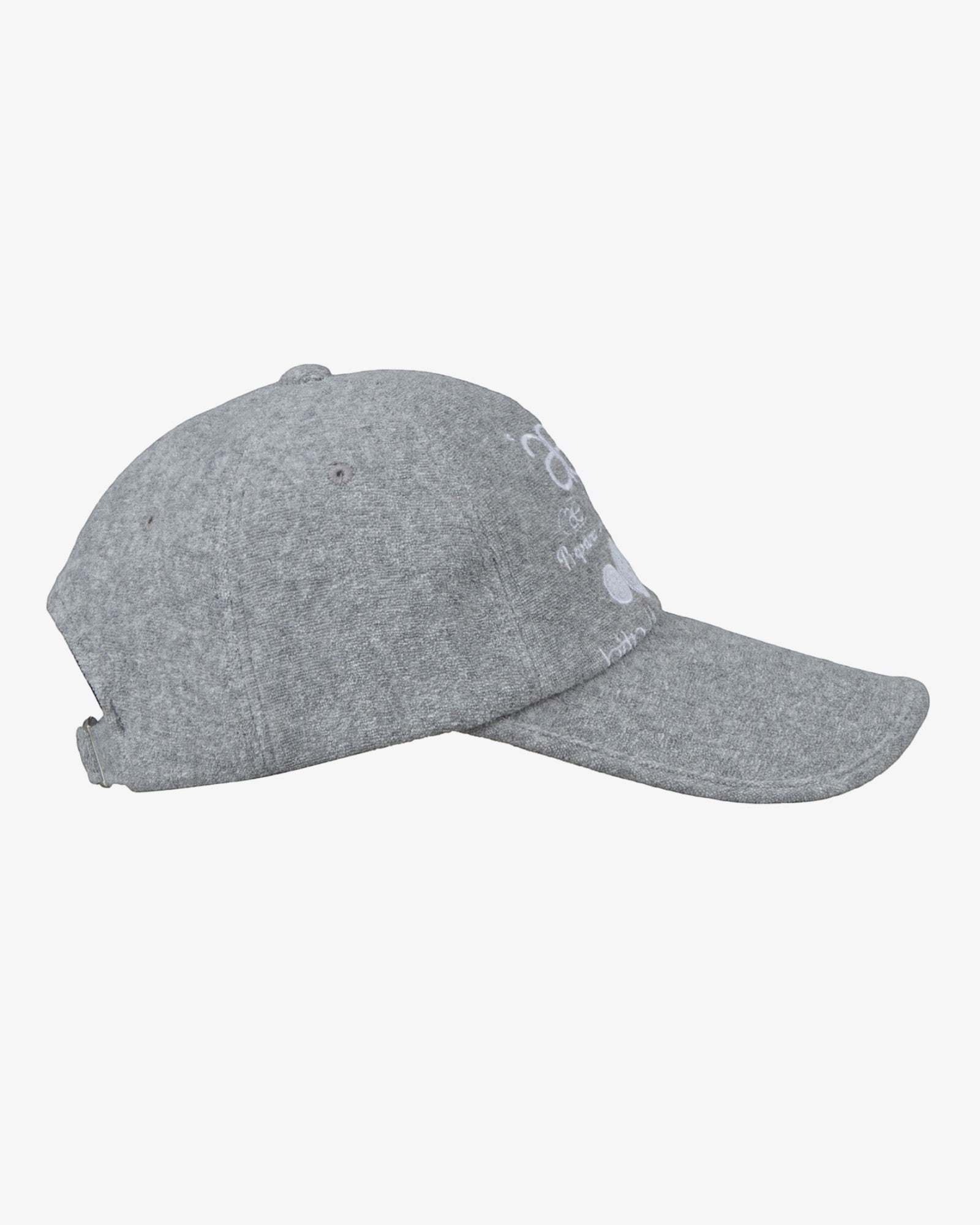 WEB LOGO FLEECE CAP [GREY]