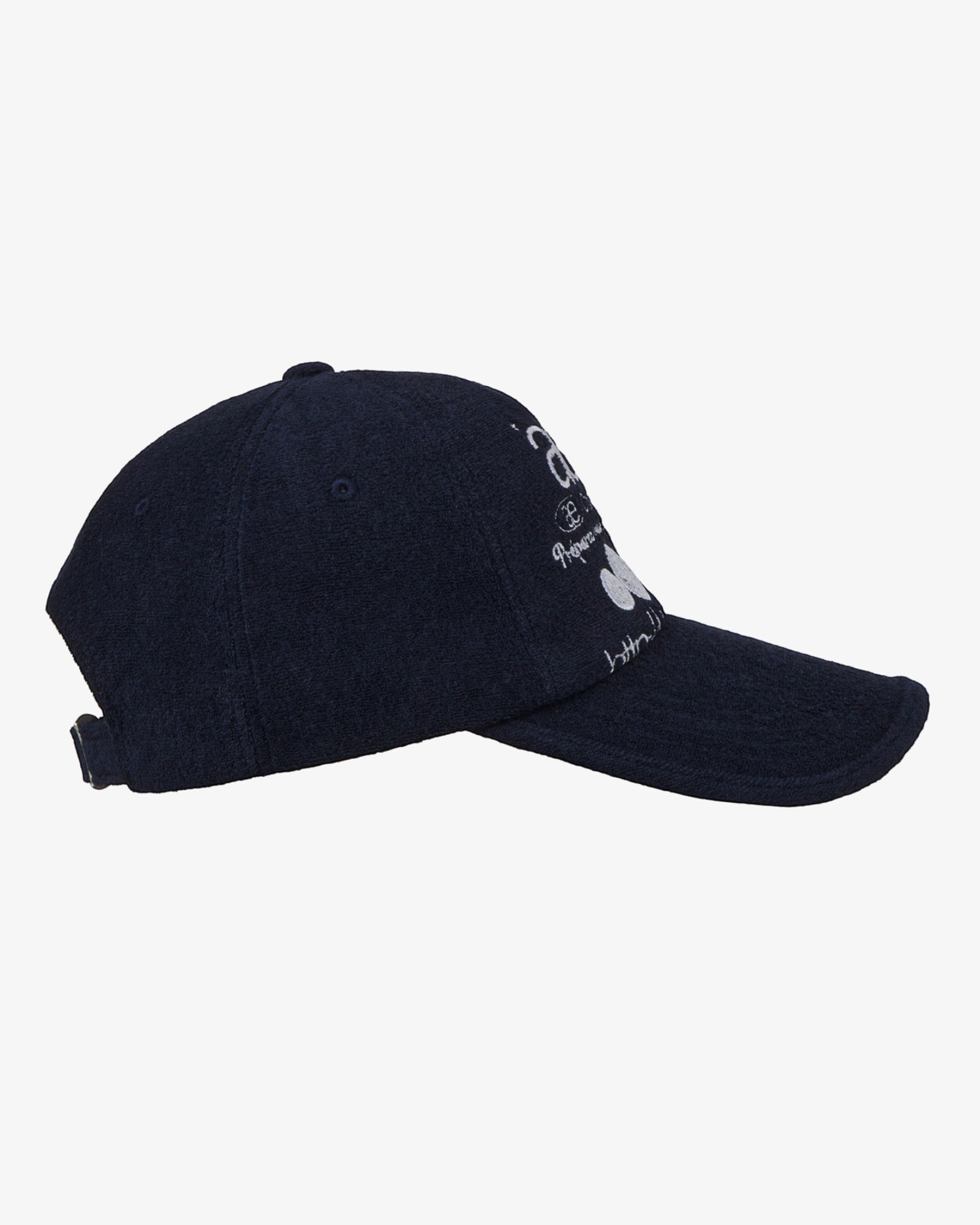 WEB LOGO FLEECE CAP [NAVY]