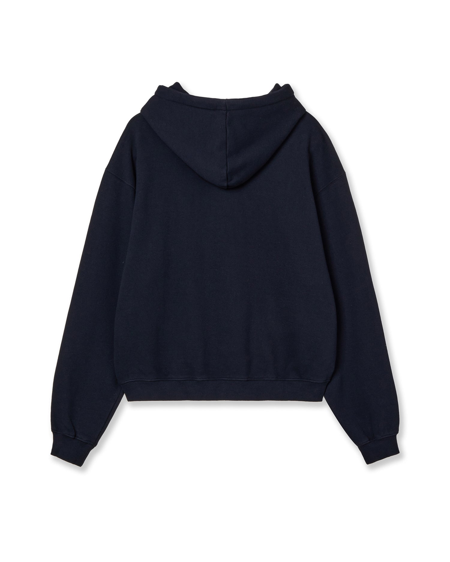 WEB LOGO LOOSED HOODIE [NAVY]