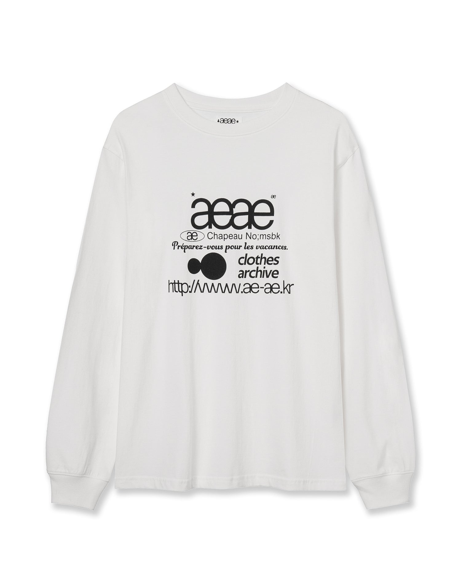 WEB LOGO L/S [WHITE]