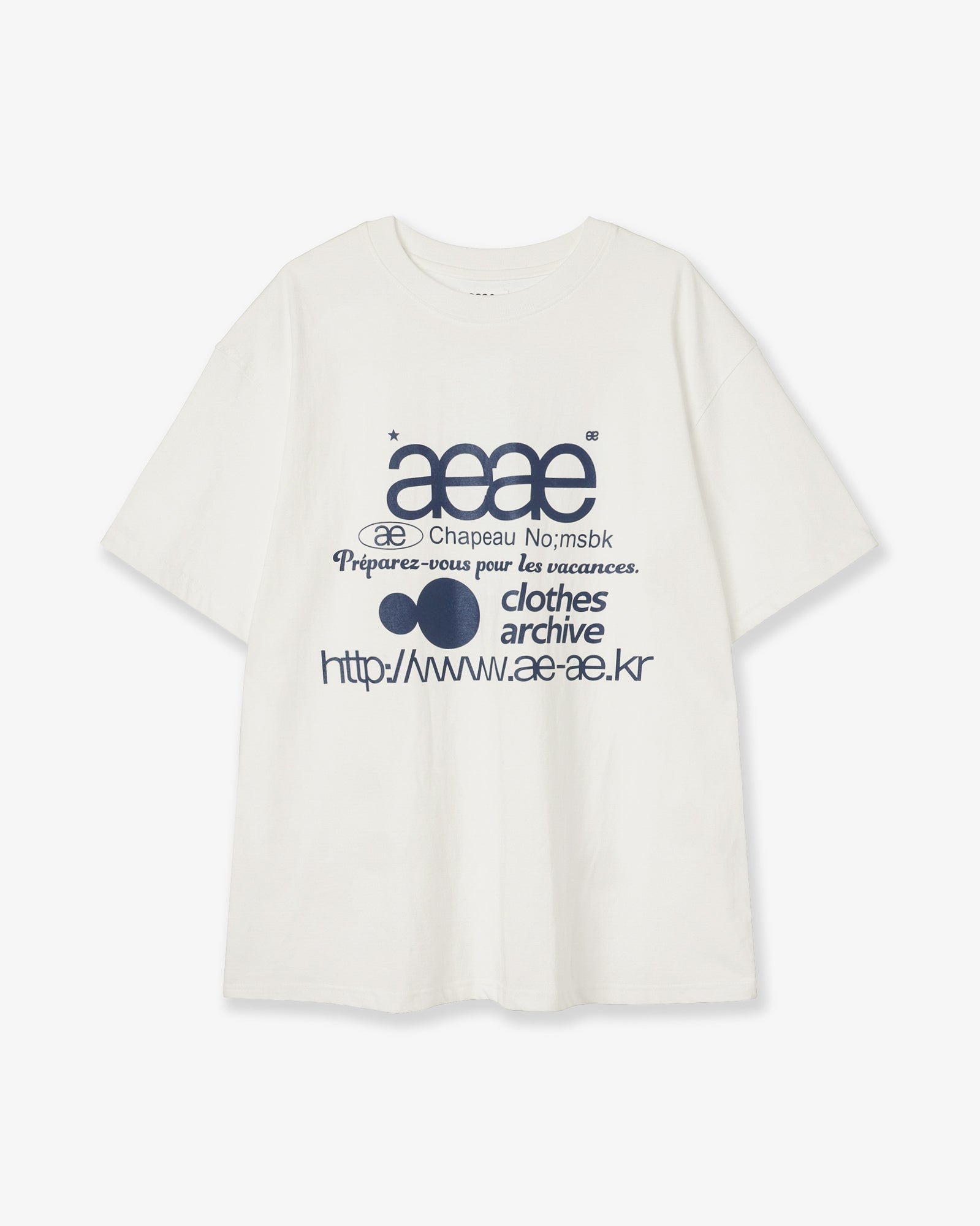人気★安心国内発送【AEAE】WEB LOGO T-SHIRTS 半袖 Tシャツ WEB LOGO T-SHIRTS [WHITE/BLUE] – aeae JAPAN