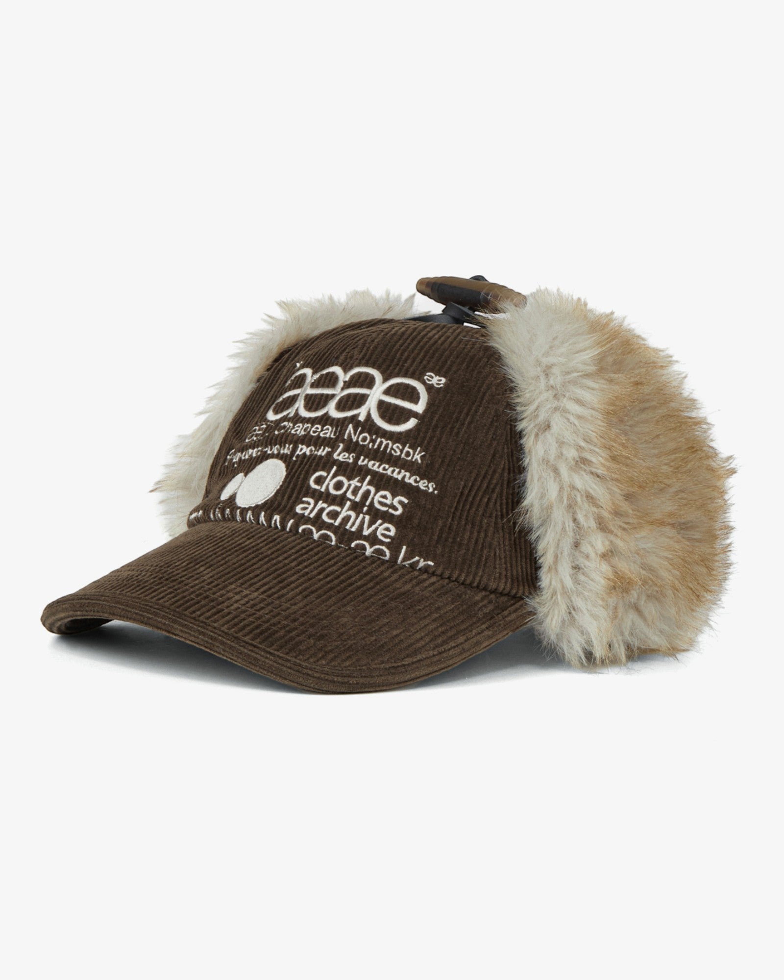 WEB LOGO TROOPER CAP [BROWN]