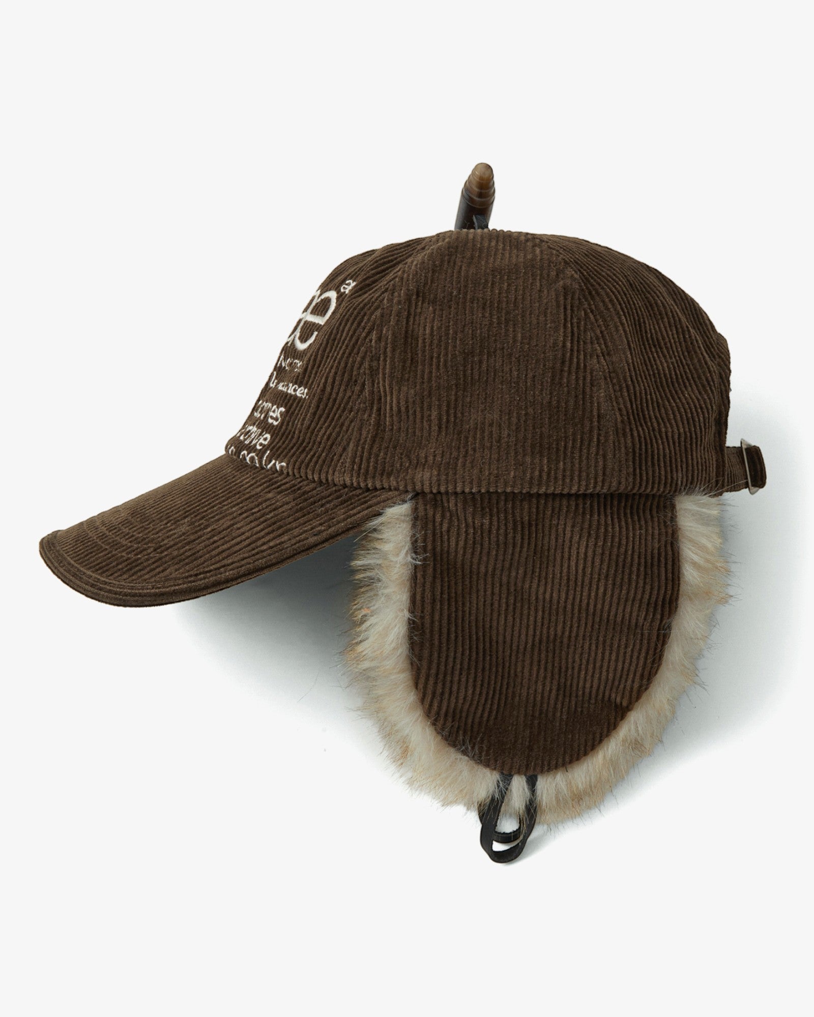 WEB LOGO TROOPER CAP [BROWN]