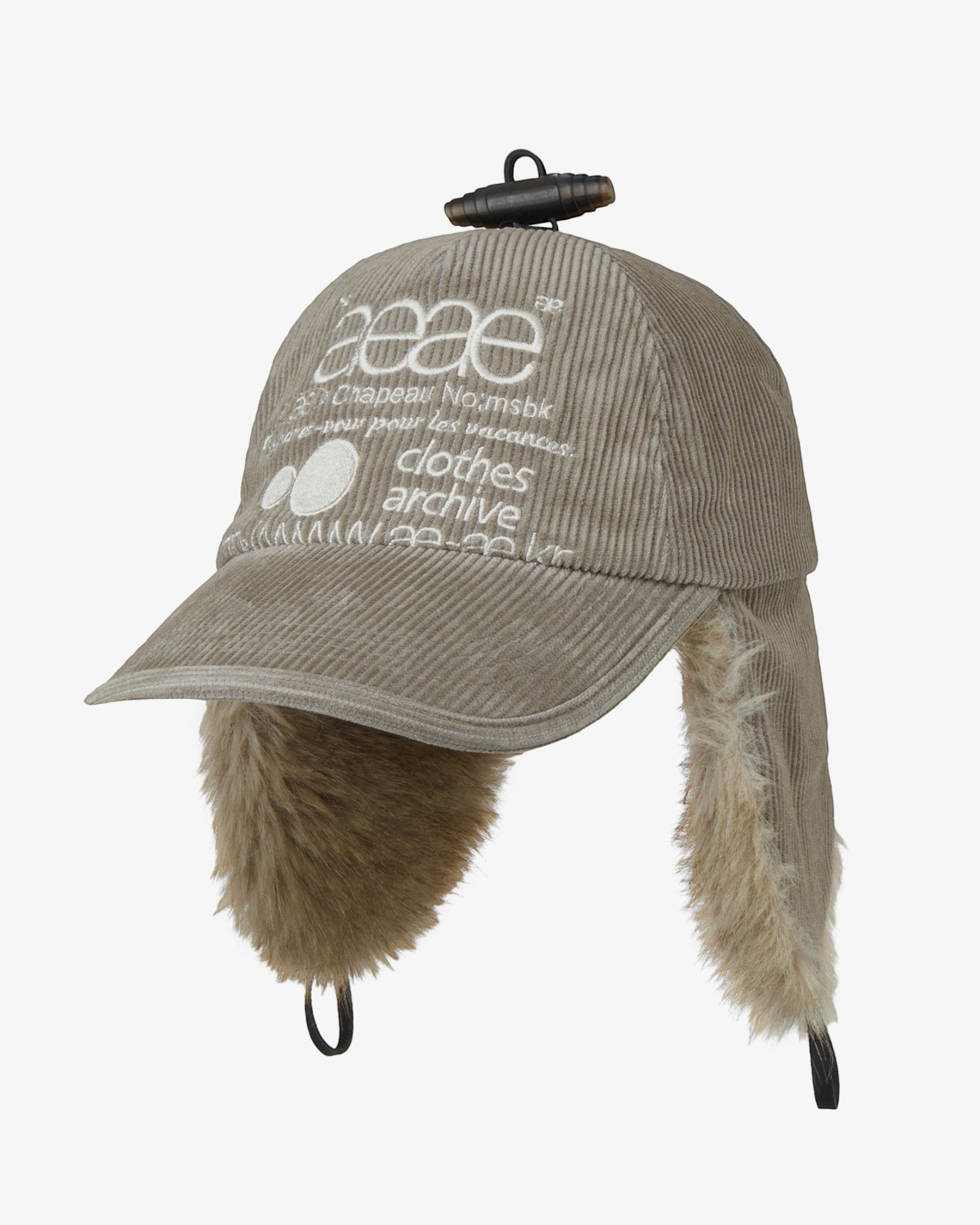 WEB LOGO TROOPER CAP [TAUPE]