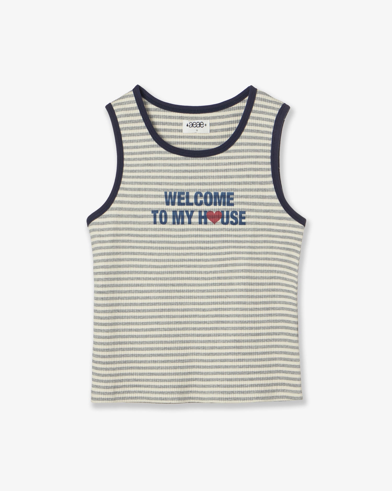 WELCOME TO MY HOUSE SLEEVELESS [MELANGE GREY]