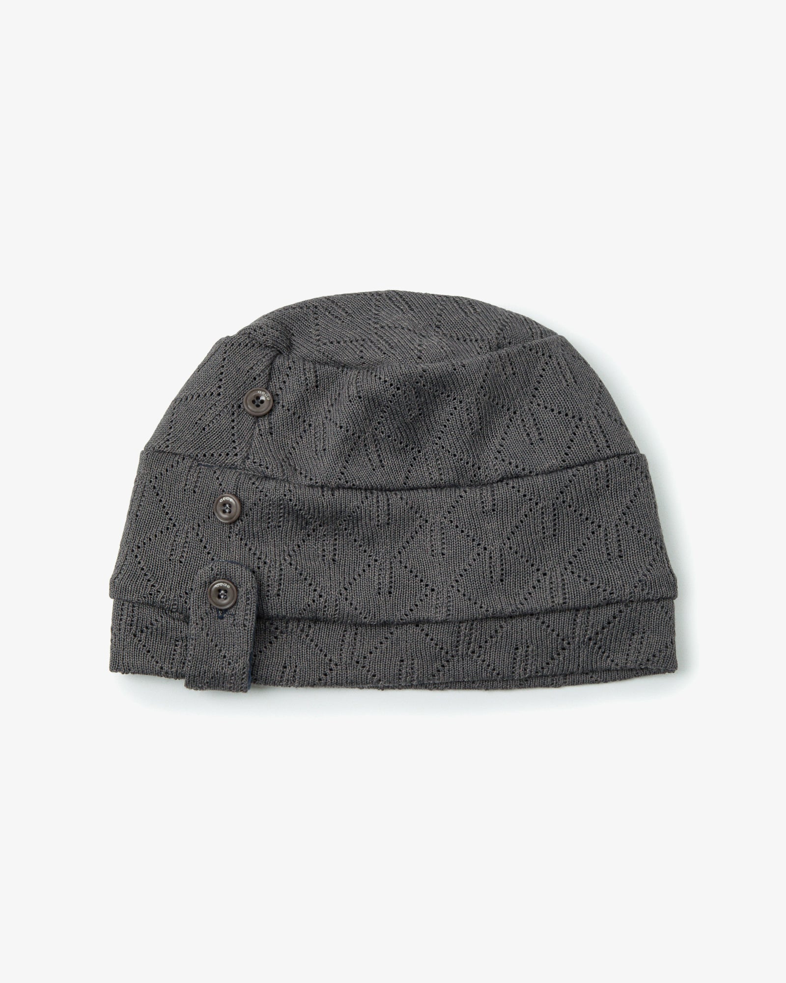 WRINKLED BEANIE [CHARCOAL]