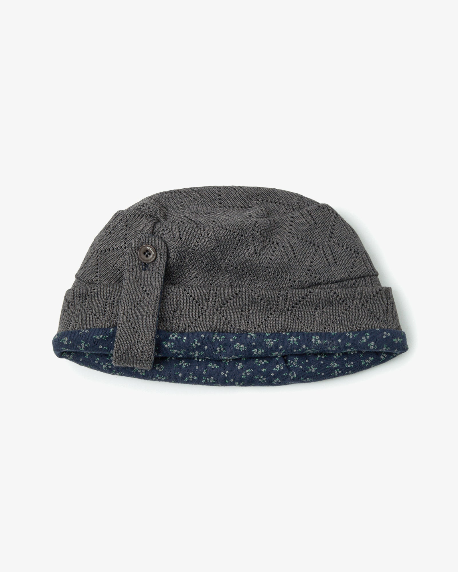 WRINKLED BEANIE [CHARCOAL]