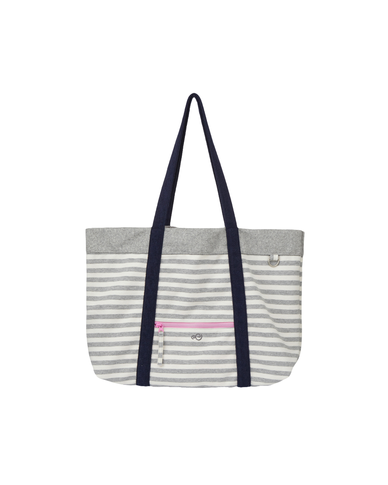 STRIPE BIG TOTE BAG [GREY]